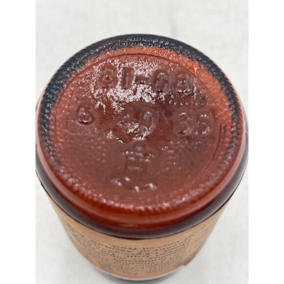 25 Grams Vintage Merck Ascorbic Acid Glass Bottle Label Lid Vitamin C USP - Picture 5 of 6